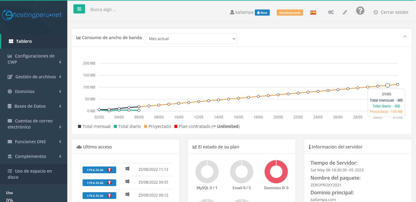 ¿Cómo Instalar WordPress en Control WebPanel (CWP)?