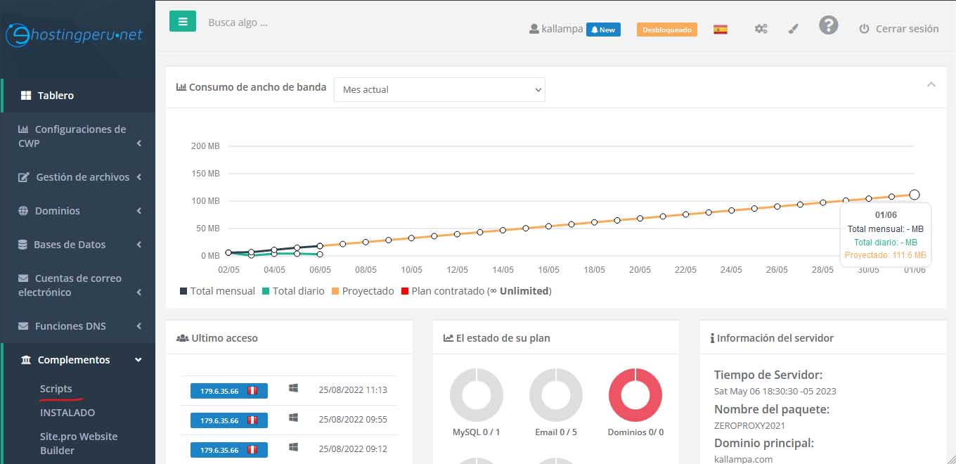 ¿Cómo Instalar WordPress en Control WebPanel (CWP)?