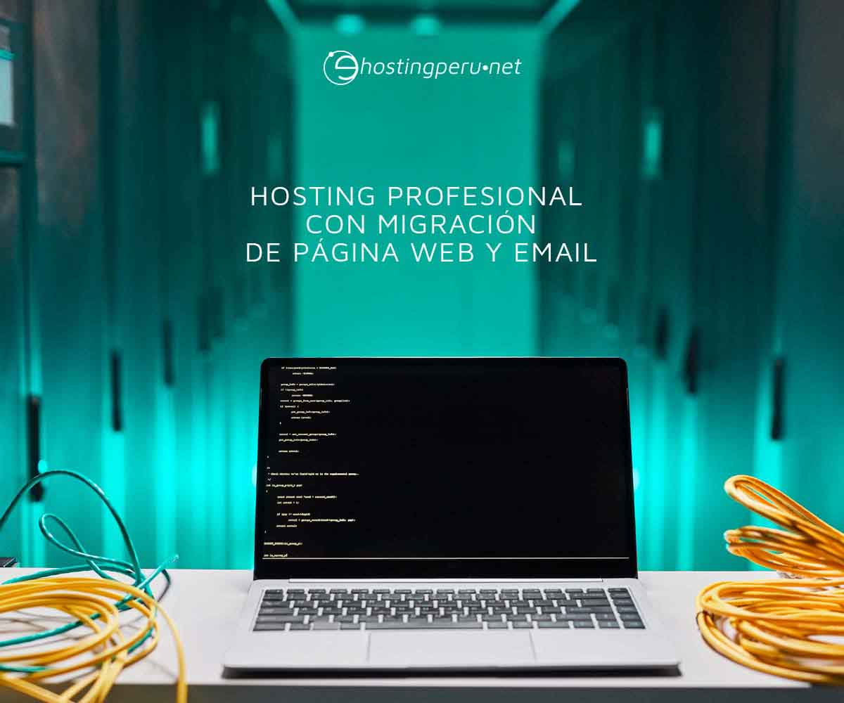 Hosting Profesional y migración de página web + email