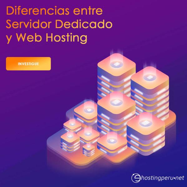 Diferencias entre Servidor Dedicado y Web Hosting 